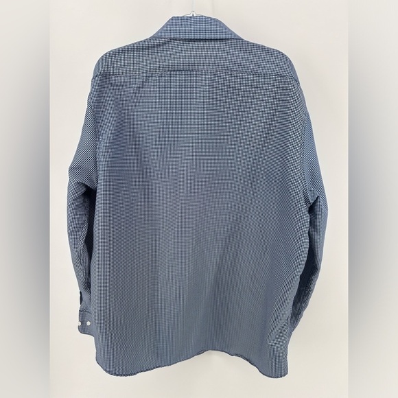 Society Of Threads Shirt Mens Size XL 17.5 Long Sleeve Button Up Contrast Collar - Picture 5 of 12